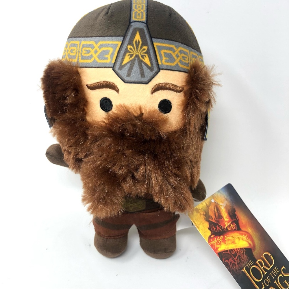 Lord Of The Rings Gimli Plush Toy 7-Inch NEW!